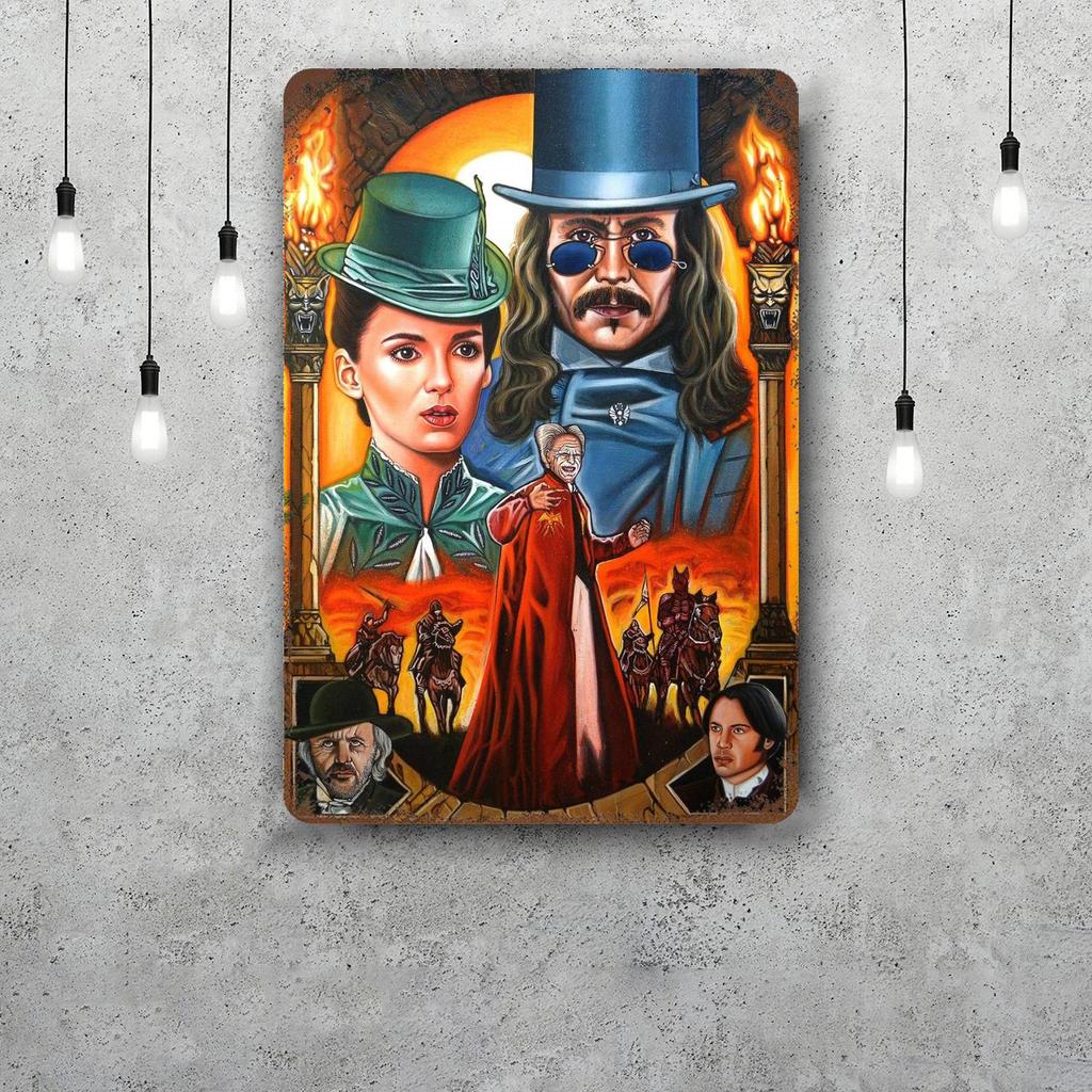 bram stokers dracula Vintage Metal Tin Signs Posters Decor Retro Metal Plaque Wall Art Decor for Garage Bar