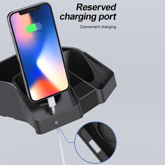 Универсальный автомобильный подлокотник, ящик для хранения вещей в центральной консоли, подлокотник с подстаканником, органайзер для переднего сиденья автомобиля, грузовиков, внедорожников