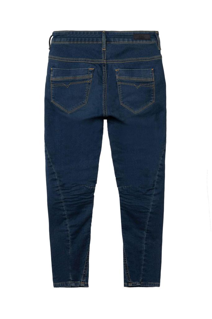 Джинсы-джоггеры из денима Boyfriend 00CYQVR9H21 01 Индиго Синий 25 [Diesel] Женские FAYZA-NER9H21