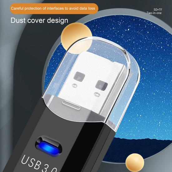 Устройство чтения карт памяти USB3.0, многофункциональное высокоскоростное устройство чтения карт SD/TF с поддержкой карт памяти, аксессуары для мобильных телефонов