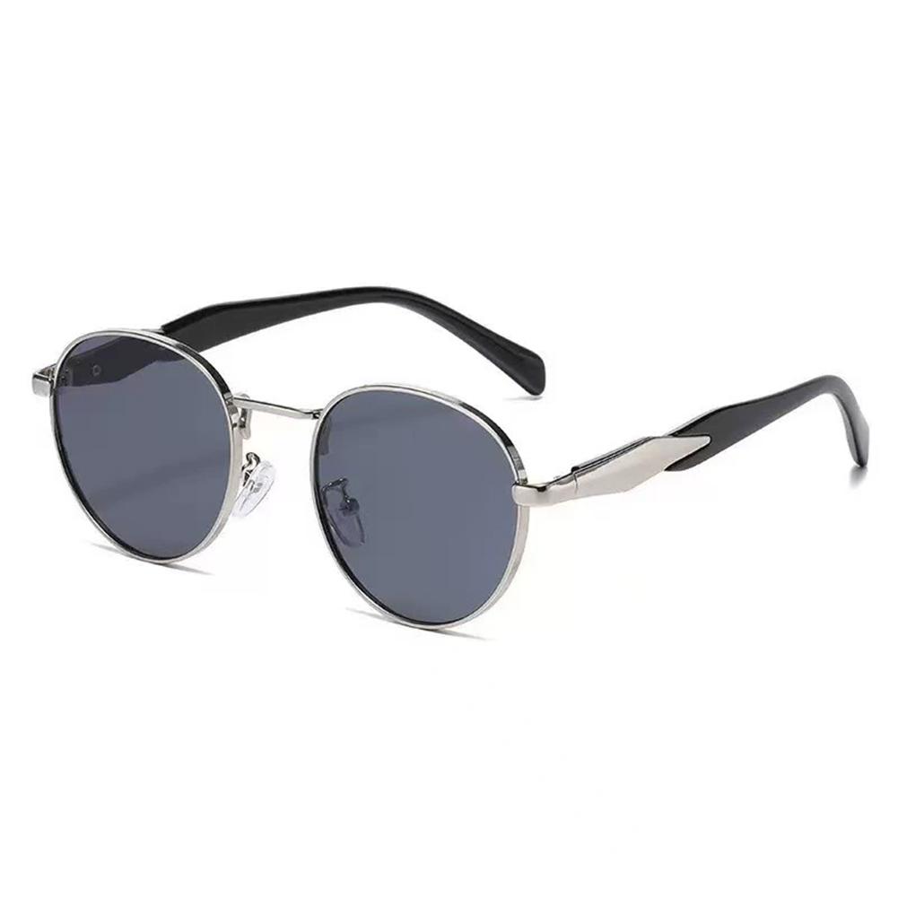 Vintage Round Metal Sunglasses Women New Fashion Retro Sun Glasses Female Ins Trendy Eyewear Female UV400