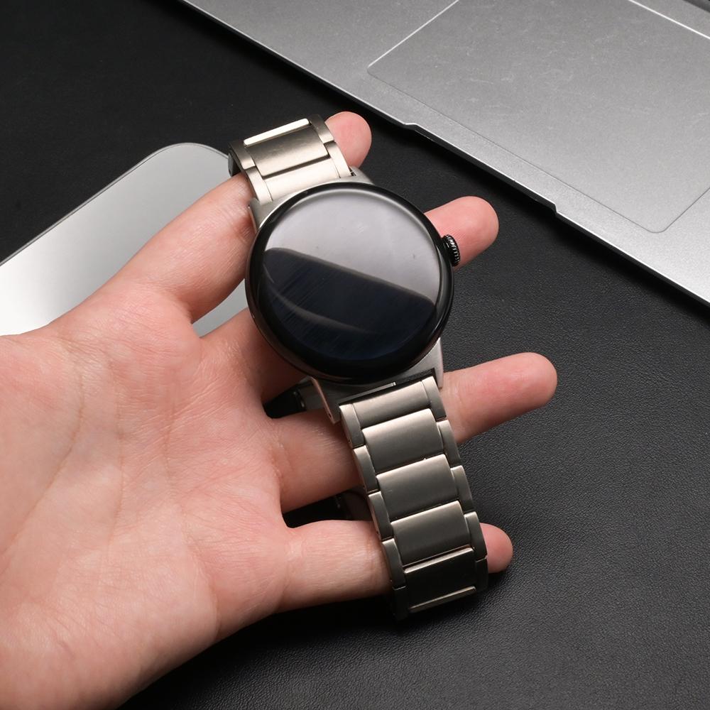 Mans Titanium Band for Google Pixel Watch 4 45mm Accessories Luxury Metal Strap for Google Watch Pixel 3 45mm Watchband Bracelet