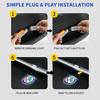 2Pcs For Alfa Romeo LED Car Door Welcome Light Logo Projector Giulia Giulietta Mito Stelvio Brera 147 156 159 Welcome LightKB1 