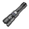 Rechargeable Zoomable Flashlight: Long-Range, Portable, Digital Display for Outdoor, Household, and Emergency Use
