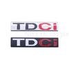 AJK1 3D Metal TDCI Letters Car Rear Trunk Emblem Badge Sticker Decals For Ford Explorer Kuga  Transit Accessories