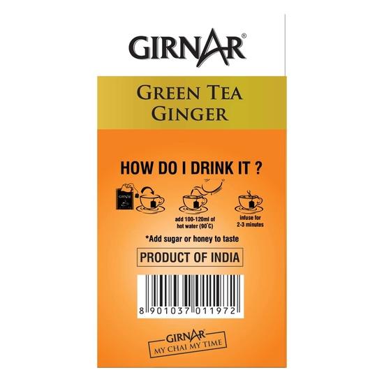 Зеленый чай Girnar с имбирем (36 чайных пакетиков)