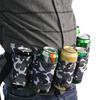 1/2 шт. Пивной ремень Регулируемый 6 упаковок Чехол для пивных и газированных напитков Мужчины Женщины Для улицы Туризма Пешего туризма Пикника Вечеринки Держатель для пивных бутылок Аксессуары для питья