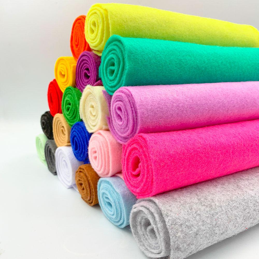 Мягкая фетровая ткань Нетканый материал DIY Ручная работа Шитье Куклы Рождество Детские поделки Аксессуары Материал Подарок на День защиты детей Толщина 1,4 мм