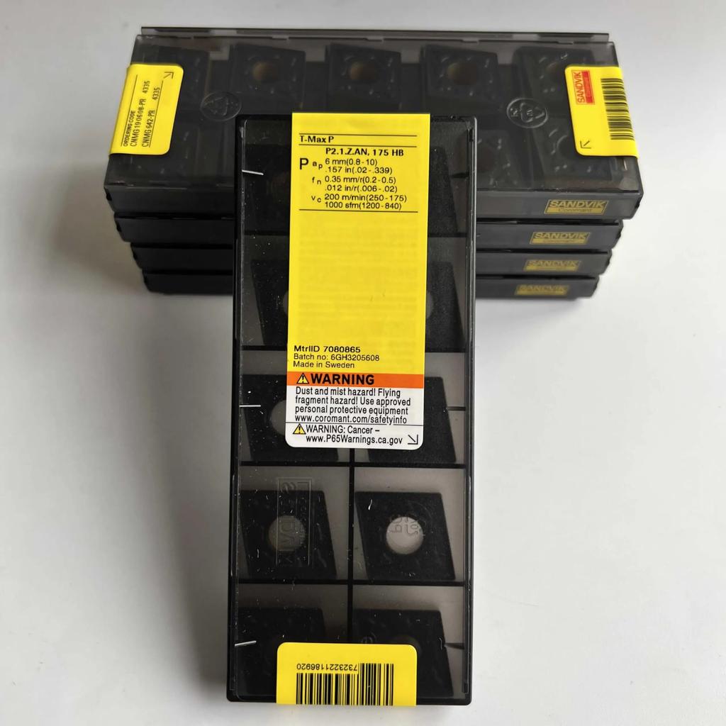 Original Sandvik / CNMG190608-PR 4335  / CNC Lathe Carbide Blade 10 Pcs