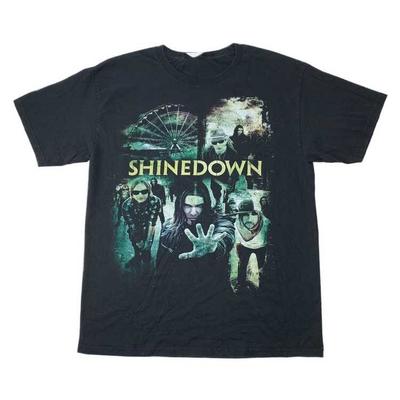 Винтажная футболка Shinedown с коротким рукавом, черная, унисекс, S-234XL, футболка унисекс, тур 2000 года