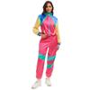Men and Women Retro Disco Couple Sports Suit Hippie Prom Hip Hop Stage Performance Suit