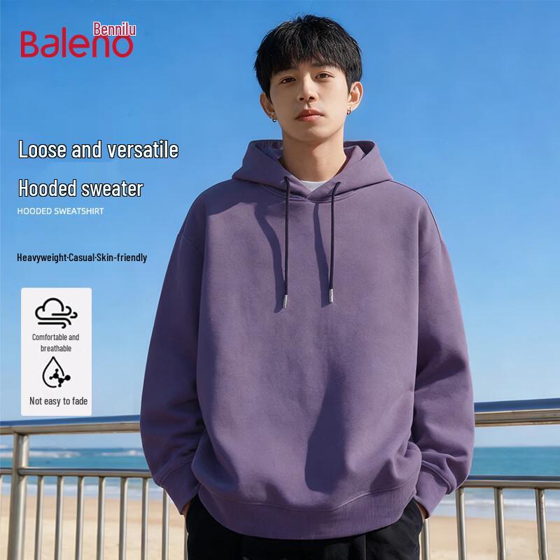 Baleno Unisex Solid Oversize Hooded Sweatshirt