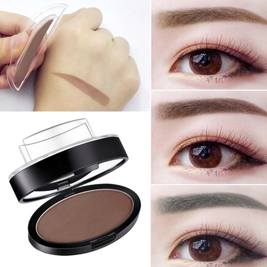 1/2 шт 6 г пудра для бровей водостойкая натуральная стойкая не размазывается ленивая женская форма бровей для девочек