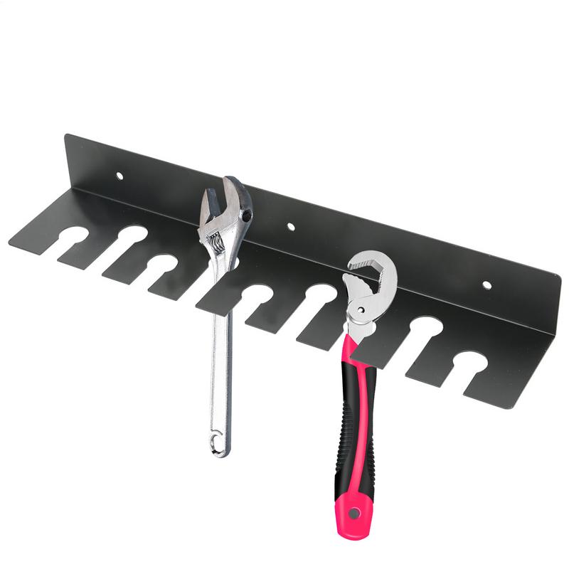 Wrench Organizer Wall Mount Wrench Organizer Hand Tool Holder Rail Rack Storage Holder Garage Workshop Hardware Tool Hanger