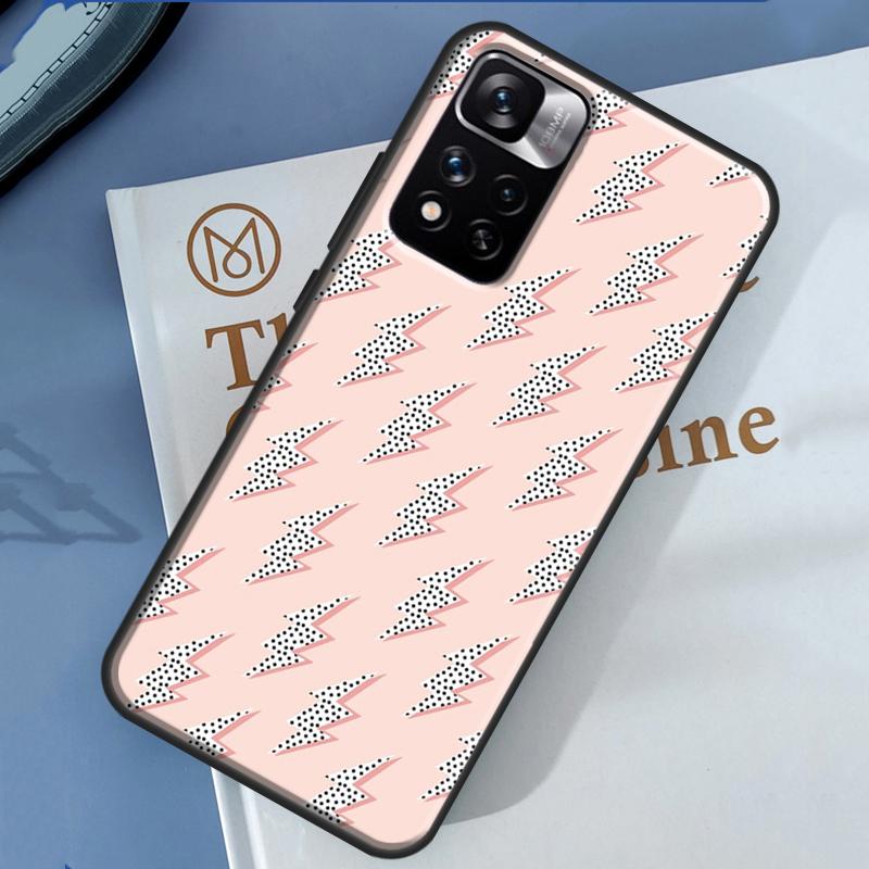 Lightning Bolt Case For Xiaomi Redmi Note 13 12 11 9 10 14 Pro 9S 10S 11S 12S Redmi 14C 10C 12C 13C Cover