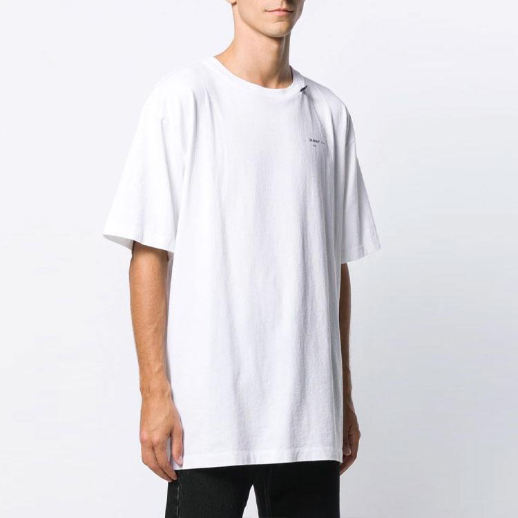 Off-White Abstract Arrows T-Shirt White Men Tops OMAA038F191850110110