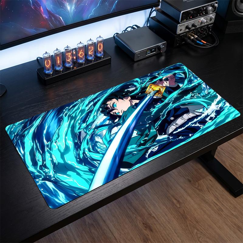 Demon Slayer Printed Mouse Pad Non-Slip Waterproof Rubber Desk Mat for Gaming Office Laptop Home Decor Gift