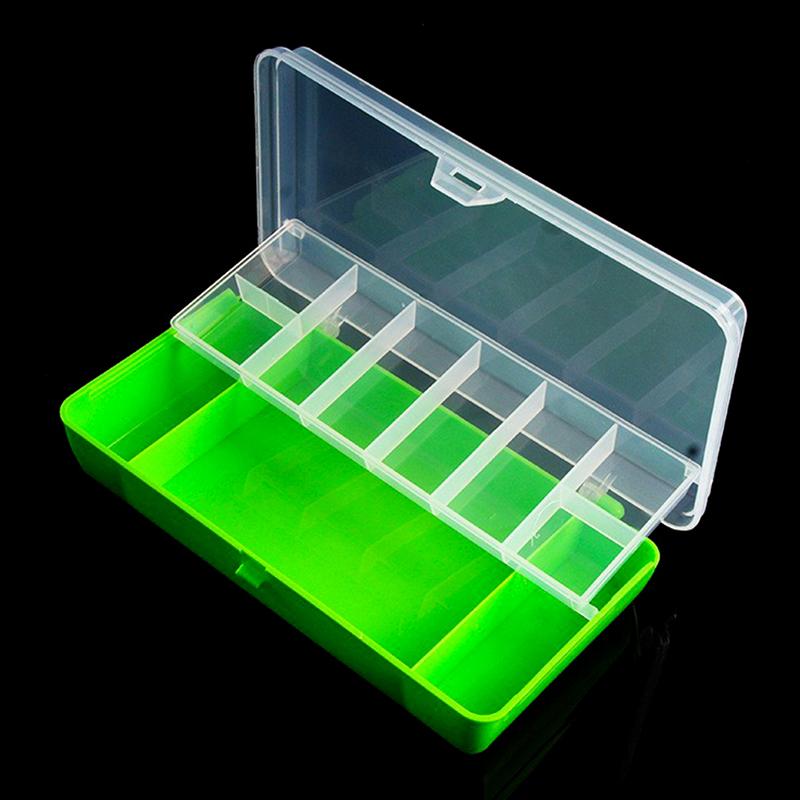 Портативный ящик для рыболовных снастей 11 отделений двухъярусный кейс для хранения аксессуаров