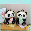 Cartoon Cute Panda Plush Backpack For Kids With Storage And Adjustable Straps