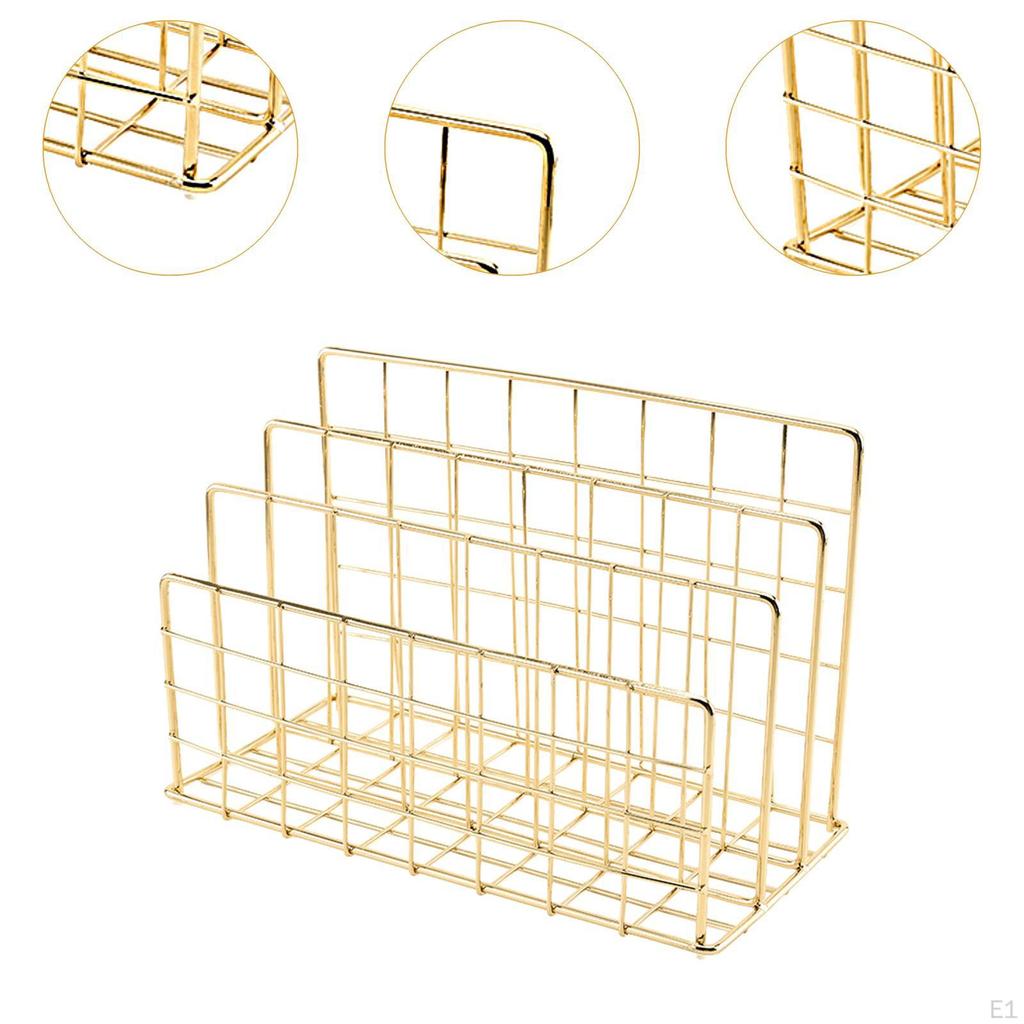 Настольная книжная полка, сортировщик папок для файлов, железный переплет, держатель для книг, органайзер для книг, почтовых кулинарных книг,