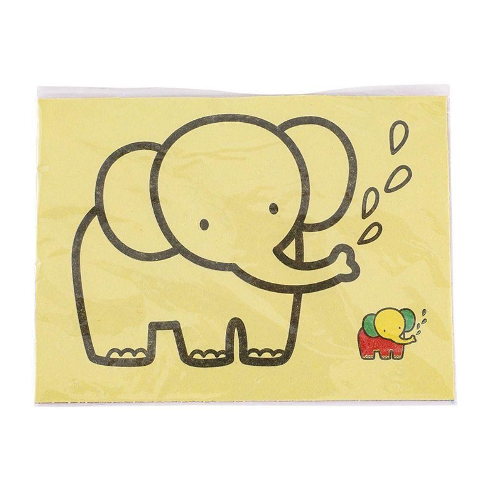 Brush Art Painting Sand Painting Set Paper Picture Drawing Coloring Toys Children/Kids/Toddlers