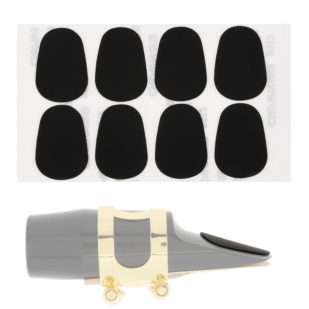 Синяя ткань для чистки внутренней камеры саксофона из микрофибры и щетка для мундштука из натуральной щетины