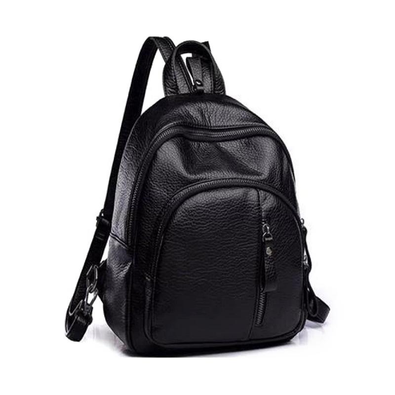 Anti-Theft Soft Pu Leather Backpack Women Vintage Shoulder Bag Ladies Mini Travel Backpack School Bags Girls