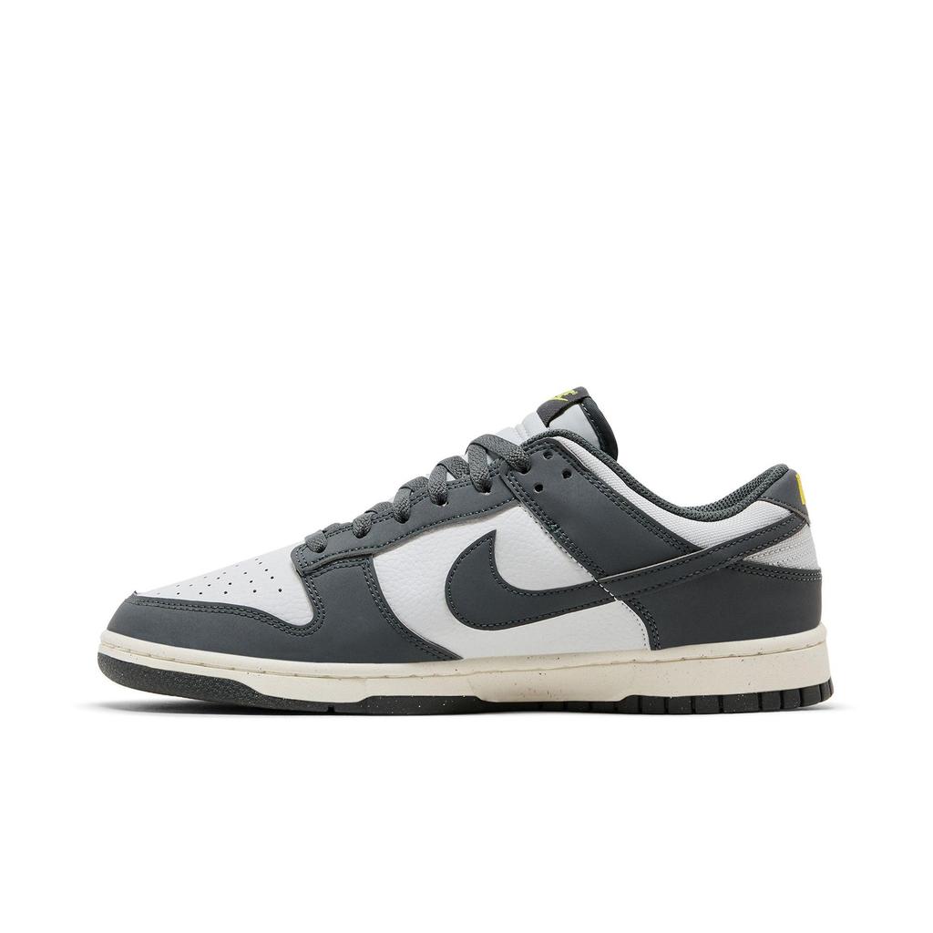 Nike Dunk Low Next Nature 'Серо-стальной Молния' (унисекс) Кроссовки для скейтборда FZ4621 001 Цвет: Железно-серый / Кокосовое молоко / Молния / Фотоновая пыль