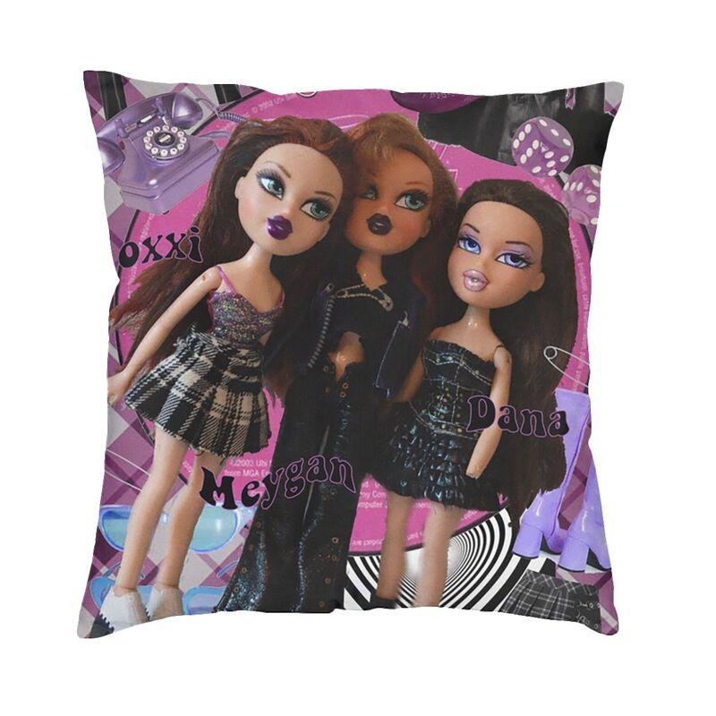Персонализированный чехол для подушки Bratz Rock Angelz 45x45 см, Декор для дома, аниме, манга, ТВ, скандинавский чехол для подушки, мягкая наволочка