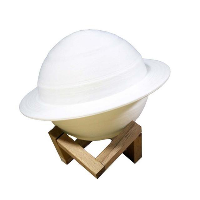 13/16/22 см 3D печать Saturn ночник 16 цветов пульт дистанционного управления сенсорный ночники украшение спальни лунный свет детские подарки