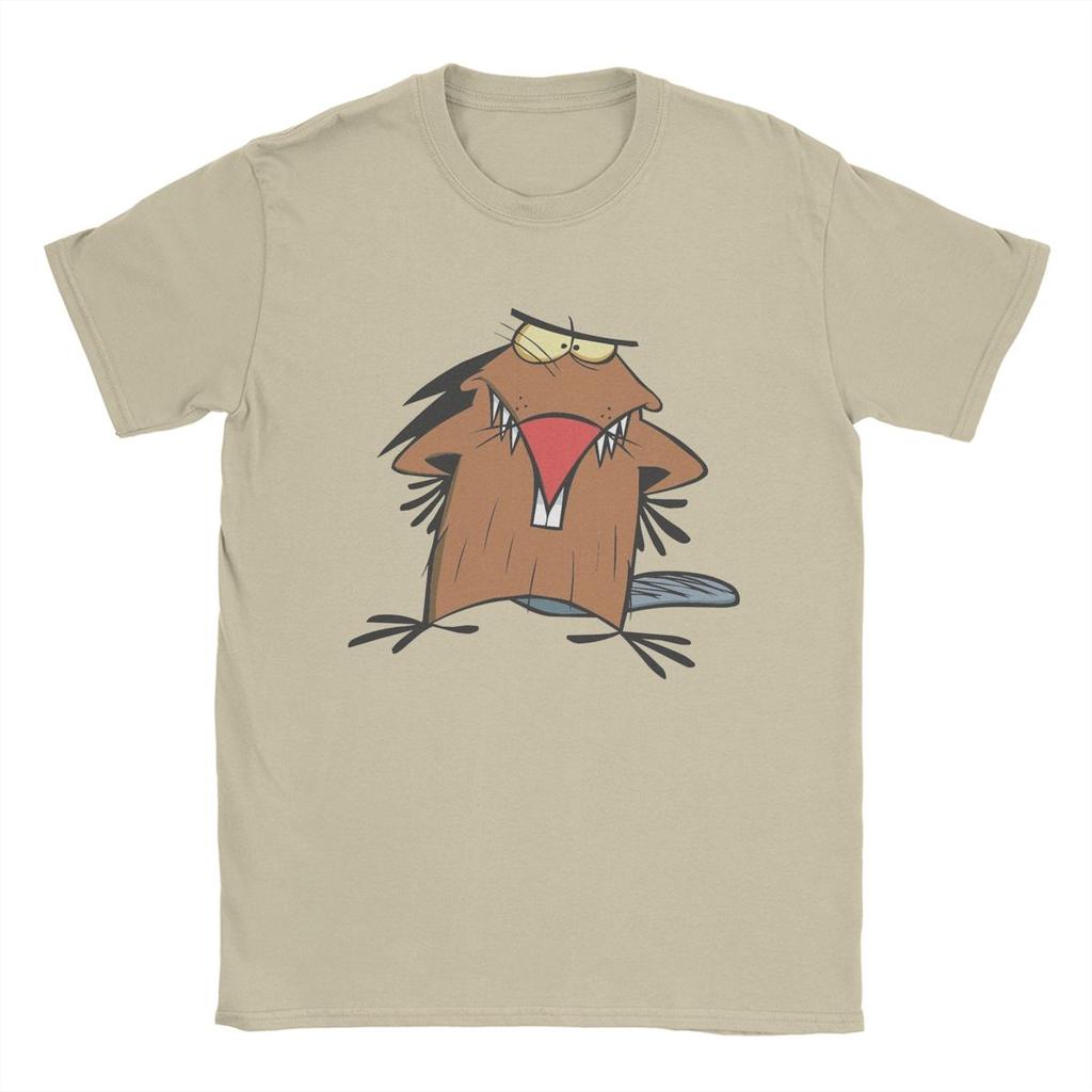 Винтажная футболка Angry Beavers для мужчин, с круглым вырезом, 100% хлопок, футболки с коротким рукавом, идея для подарка, топы