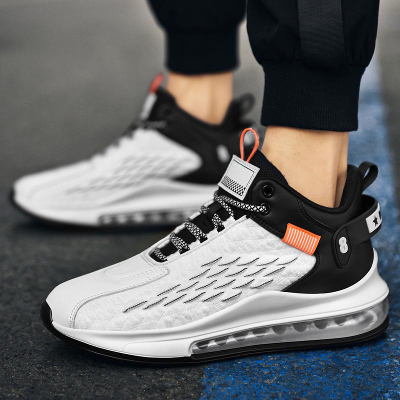 Мужская летающая тканая спортивная обувь на воздушной подушке, дышащая повседневная обувь 39-45