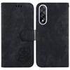 For OnePlus Nord 5 5G Wallet Case Tiger Imprint Leather Shockproof Phone Cover with Wrist Strap