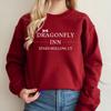 Толстовка унисекс «Gilmore Girls Dragonfly Inn» из тяжелого смешанного материала, телешоу «Gilmore Girl Stars», полые толстовки с круглым вырезом, толстовки в стиле Харадзюку