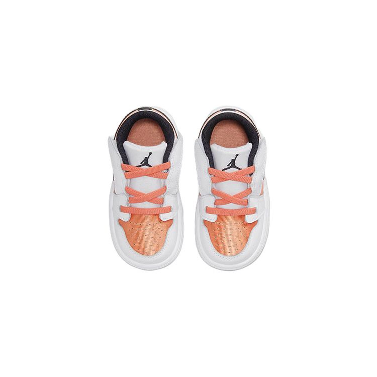 Air Jordan 1 Low ALT TD Light Madder Root Детские кроссовки Розовый Черный Белый DM8967-801