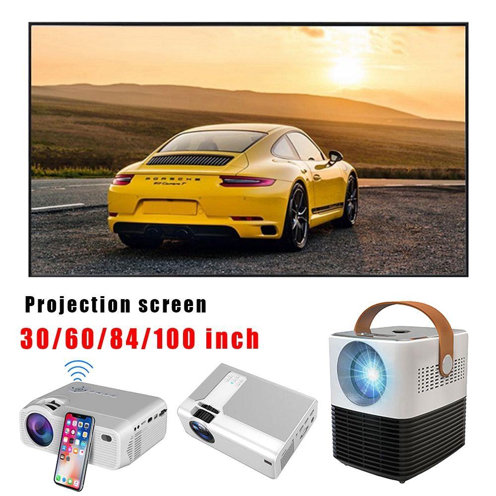 inch Home Outdoor Office Reflective Fabric Anti-light Screens Projectors Screen Projector Cloth