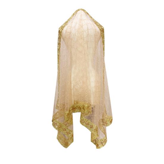 Индийский танец вуаль сетка с горячим тиснением цветы костюм реквизит взрослые дети многоразовые выступления фестивали вечеринки взрослый костюм вуаль