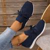 Fashion Brown Knit Breathable Sneakers Shoes Women New Soft Sole Platform Flats Woman Plus Size 36-43 Non Slip Casual Shoes