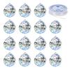 MerryNine Clear Crystal Ball Prism Suncatcher Rainbow Pendant Crystal Prism for for Feng for Gifts 15 Maker, Windows, Shui, (30mm Pack)