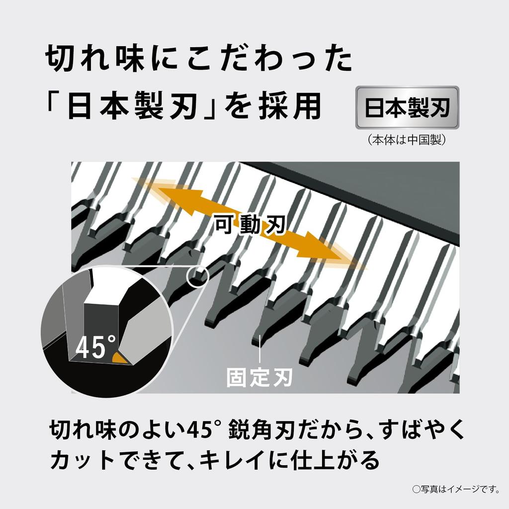 Released In 2024 Panasonic Hair Clipper Hair Cutter Family Type Rechargeable AC Type Silver ER-NGFJ2-S