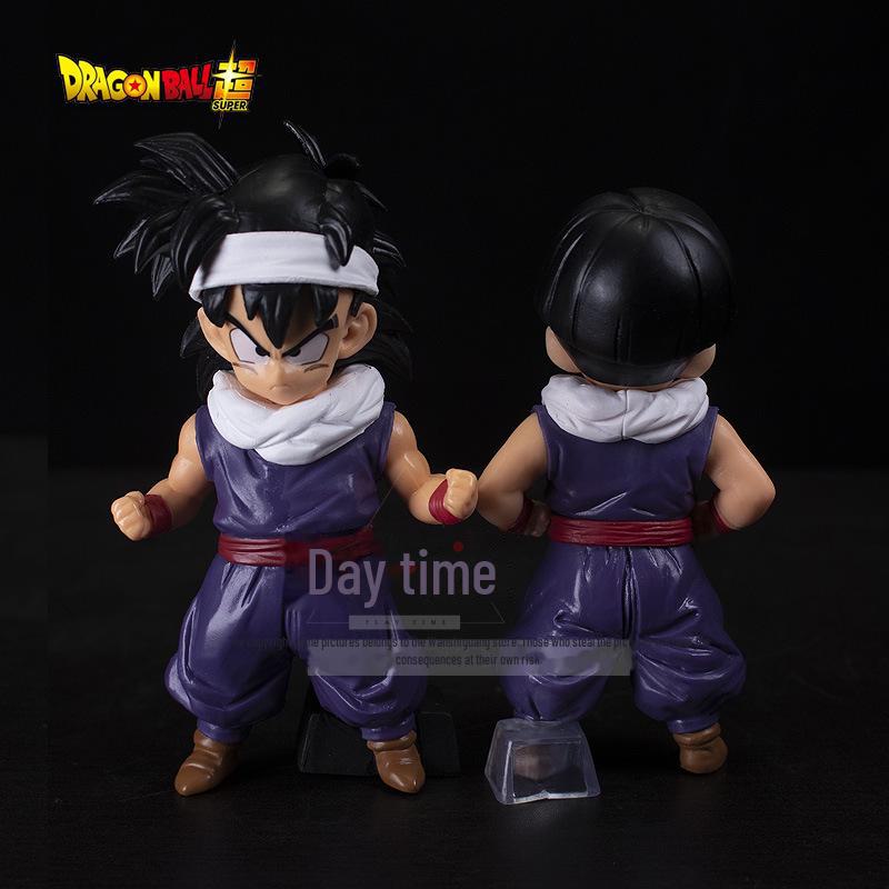 Фигурка Dragon Ball Gohan & Goku с арбузной головой в детском возрасте