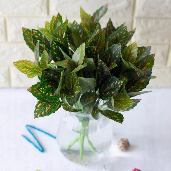 1 букет искусственная трава пластиковые растения комната офис дом сад бонсай декор