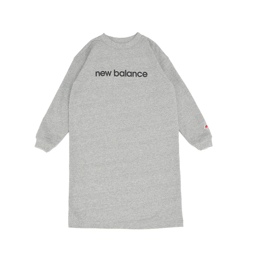 Детское платье New Balance с длинным рукавом, цельное, AGD35155 AG 150 (Атлетический серый)