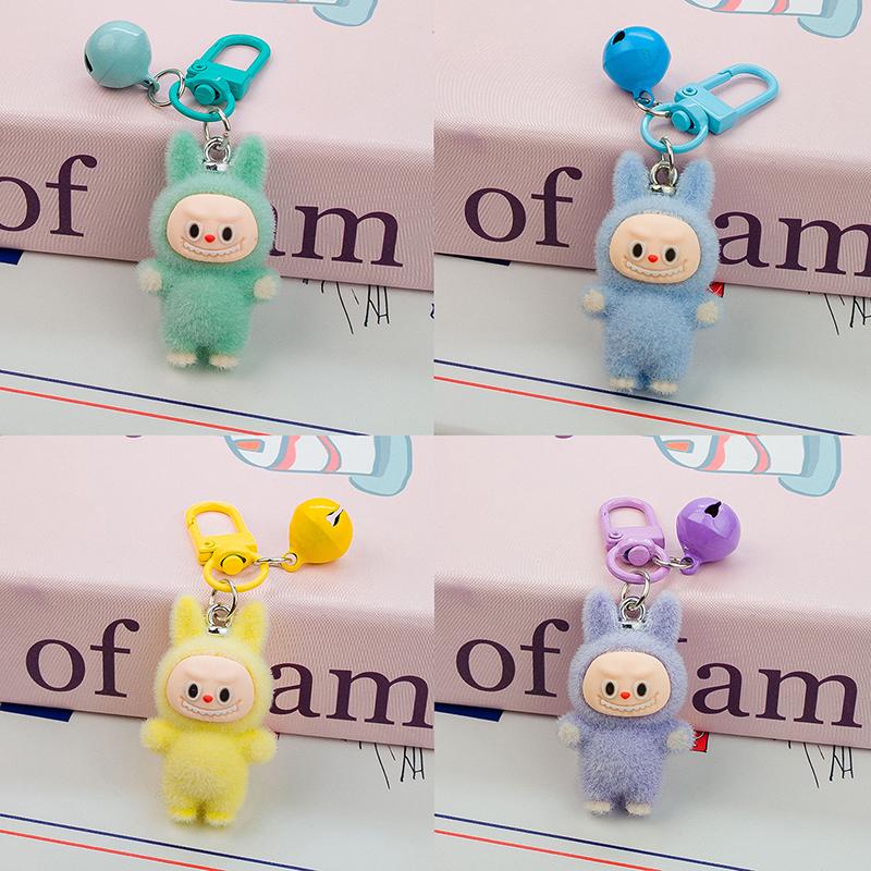 Аниме периферийное устройство Kawaii милый мультфильм Labubu брелок подвеска автомобильный брелок креативный рюкзак украшения аксессуары подарки
