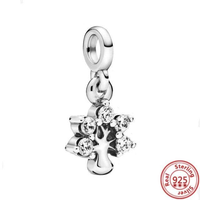 Серьги-браслет Charm Me, ювелирные изделия своими руками, серебро 925 пробы, моя любовь, морская звезда, фламинго, ласточка, мир, мини-подвеска из бисера