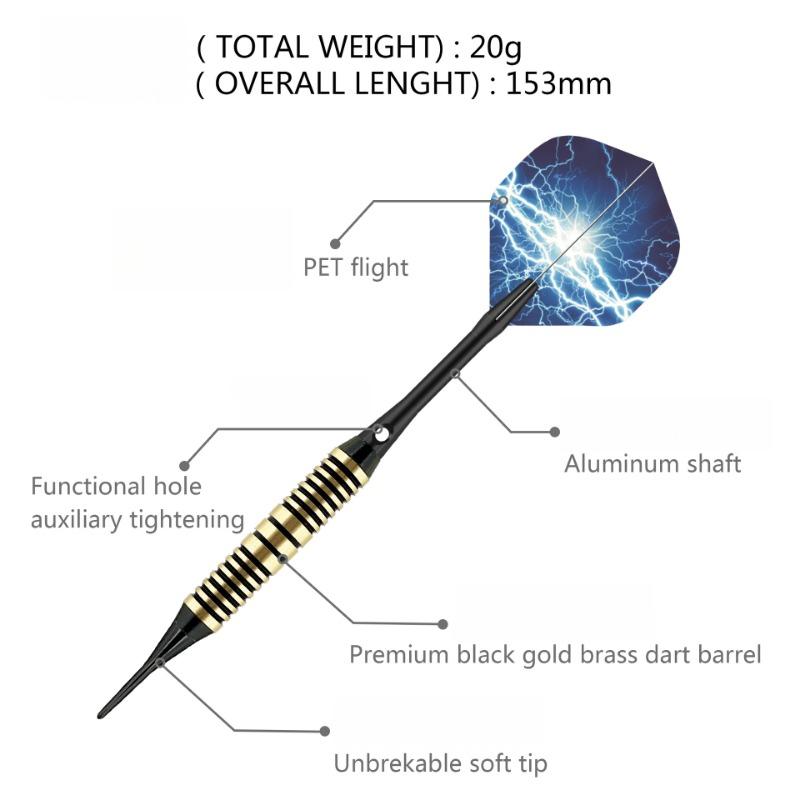 20 г дротики медные мягкие дротики иглы игрушки для игр в помещении для отдыха и спорта дротики