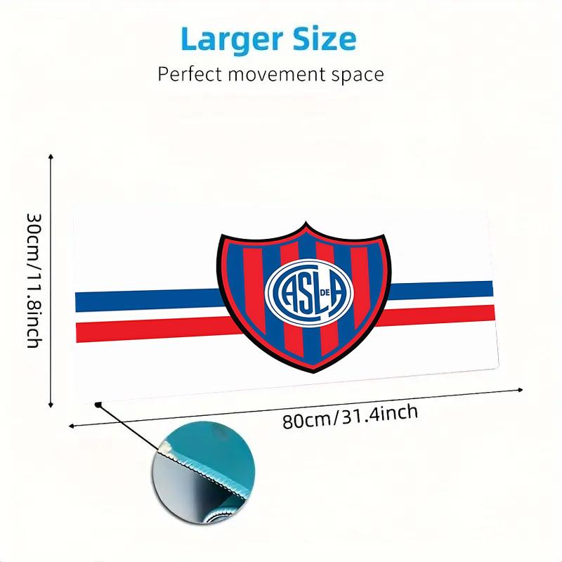 San Lorenzo de Almagro2 Print Cushion Non-slip Laptop Tablet Big Mousepad XXL Mat Mini PC Playmat With Lock edge