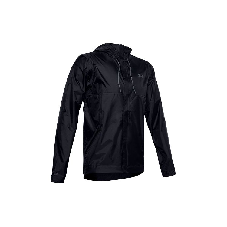 Under Armour Cloudburst Shell Running Training Sports Jacket Men Outerwear Black 1350950-001