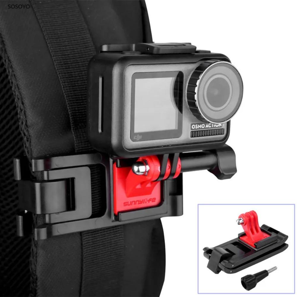 Adjustable Backpack Strap Holder Clamp Universal Clip Mount For GoPro Hero 8 7 6 5 Osmo Action SJCAM Action Camera Accessories