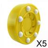 5x Roller Hockey Puck Pucks Training High Performance Slider , 7.5x2.5cm